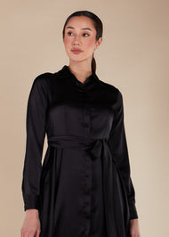 Self Print Satin Maxi - Final Sale