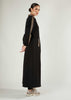 Varsity Abaya Black