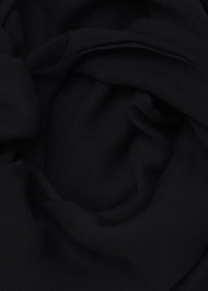 Black Chiffon Silk Hijab | Aab Modest Wear