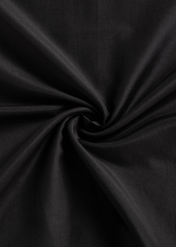 Cotton & Silk Hijab Black