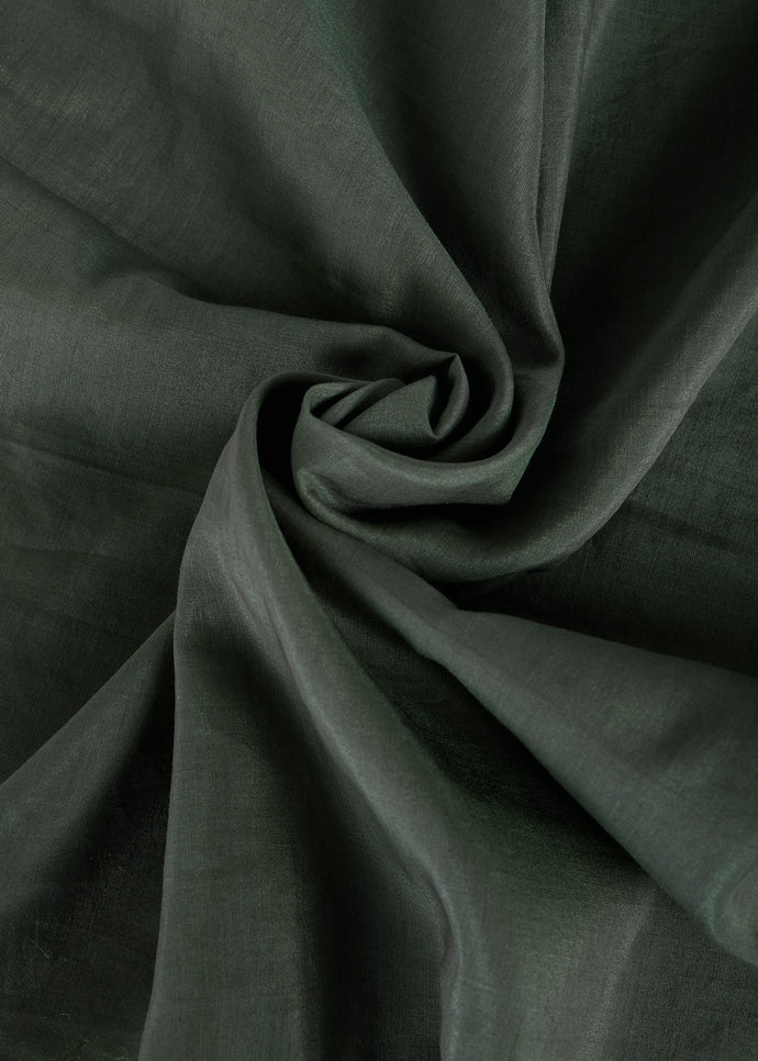 Cotton & Silk Hijab Dark Green
