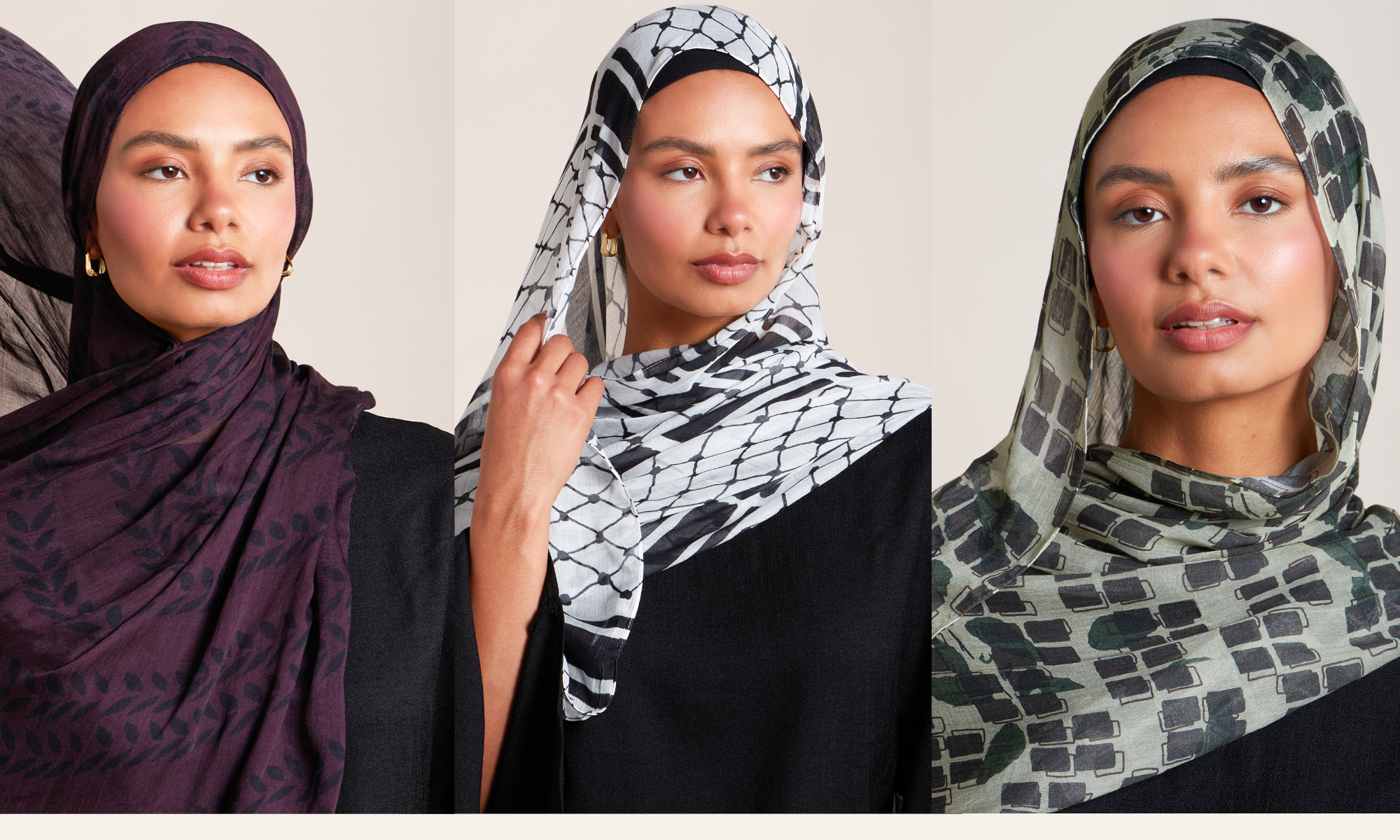 Aab Print Modal Hijabs Perfect for Everyday, Holidays, and Gifts