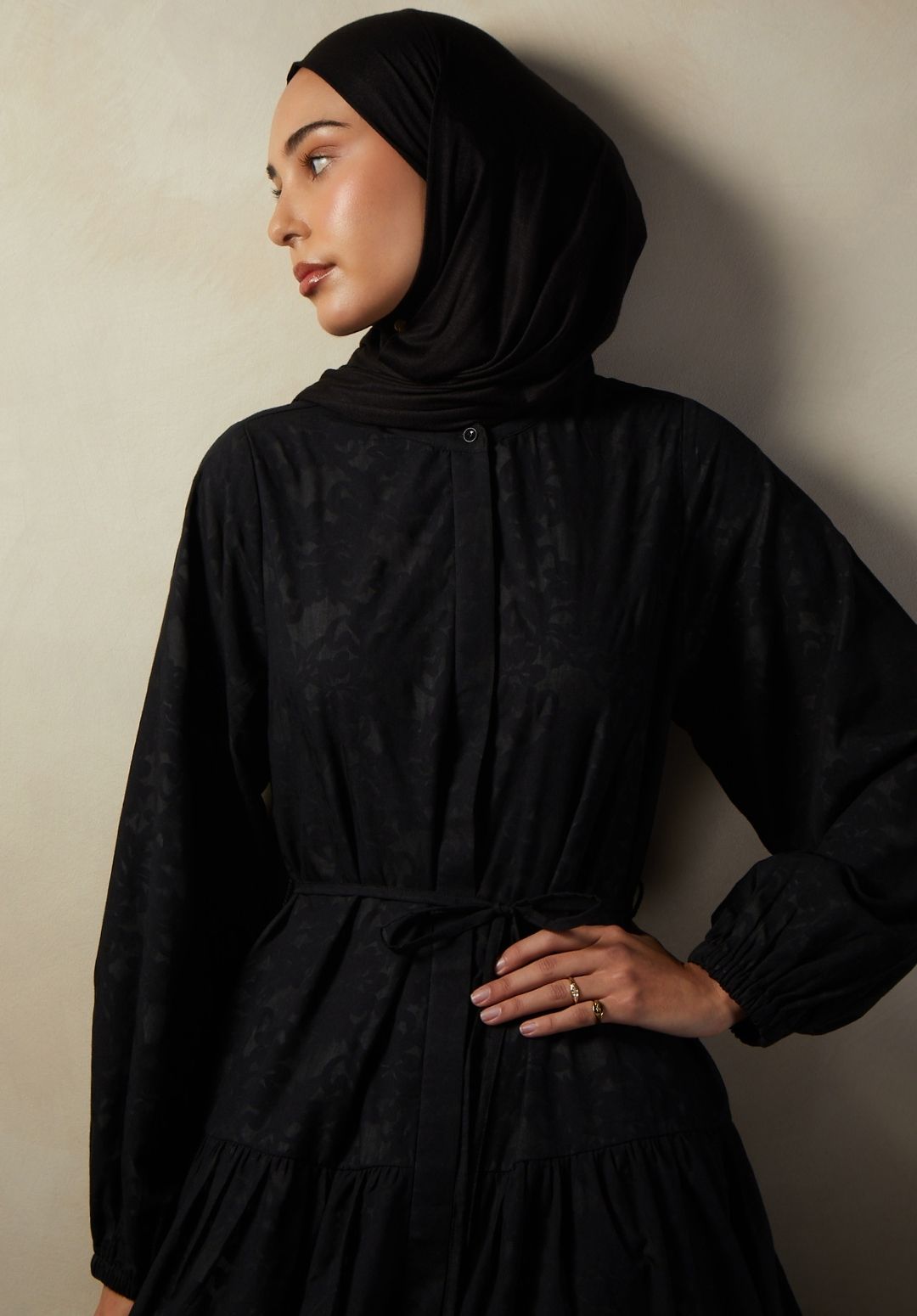 Shadow Print Maxi | Modest Maxi Dresses