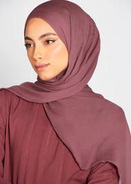 Rose Taupe Chiffon Silk Hijab | Hijabs | Aab Modest Wear