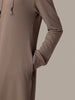 Hoody Abaya Khaki