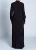 Soft Linen Self Print Abaya | Abayas | Aab Modest Wear