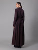Meadow Longline Coat Chocolate Plum
