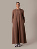 Hoody Abaya Dusty Rose