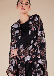 Oriental Print Kimono