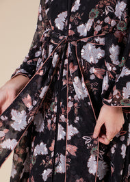 Oriental Print Kimono