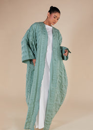 Ruffled Kimono Pistachio