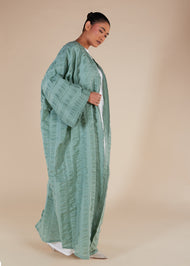 Ruffled Kimono Pistachio