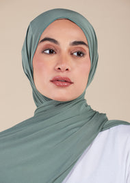 Sage Premium Jersey Hijab