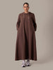 Hoody Abaya Taupe