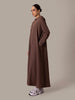 Hoody Abaya Taupe