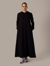 Hoody Abaya Black