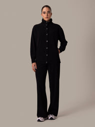 Funnel Neck Co-Ord Black