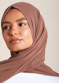 Pewter Crepe Hijab