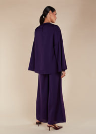 Dolmen Top Aubergine