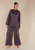 Flared Trousers Mauve