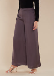 Flared Trousers Mauve