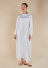 Kaftan Abaya White