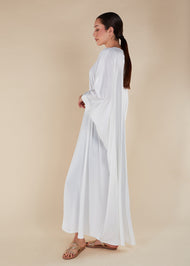 Kaftan Abaya White