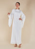 Floaty Sleeve Abaya White