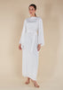 Floaty Sleeve Abaya White