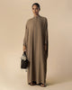 Loose Fit Abaya Natural