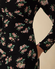 Fitted Floral Maxi