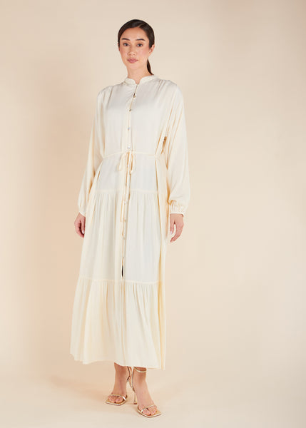 aab modest wear cotton maxi dress product info and reviews Creamy Cotton Tiered Maxi | Modest Maxi Dresses