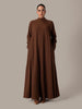 Textured Turtle Neck Abaya