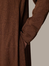 Textured Turtle Neck Abaya