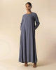 Plain Abaya Blue