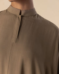 Loose Fit Abaya Natural