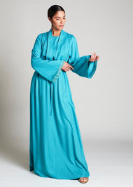 Drawcord Abaya Blue | Abayas | Aab Modest Wear