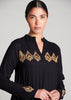 Atelier - Qasba Abaya Black Crepe | Abayas | Aab Modest Wear