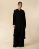 Linen Look Co-Ord Set Black