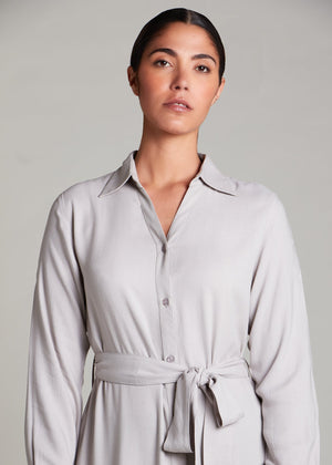 Long Shirt Soft Grey | Midis & Tops | Aab Modest Wear