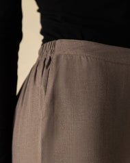 Straight Leg Trousers Cocoa