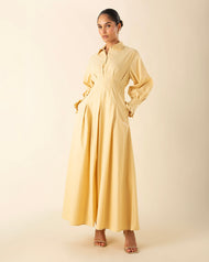 Capri Dress Butter Yellow