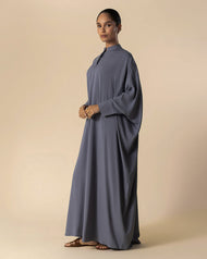 Loose Fit Abaya Blue