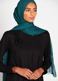 Crochet Flare Abaya | Abayas | Aab Modest Wear