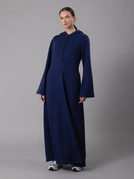 Cove Abaya Hoody Navy