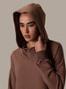 Hooded Midi Taupe