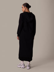 Hooded Midi Black