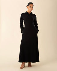Castello Dress Black