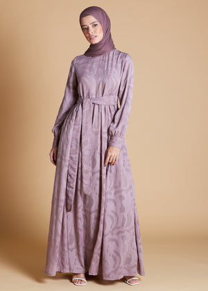 Dusky Lilac Lace Gown | Gowns | Aab Modest Wear