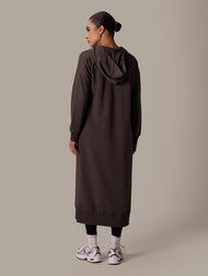 Hooded Midi Grey
